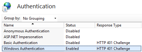 Screenshot of Vdir Authentication settings Screenshot of Vdir Authentication settings