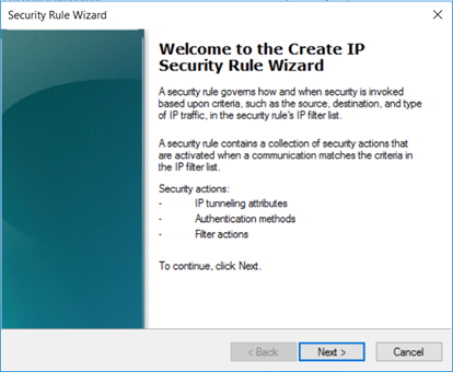 create a new security rule 42