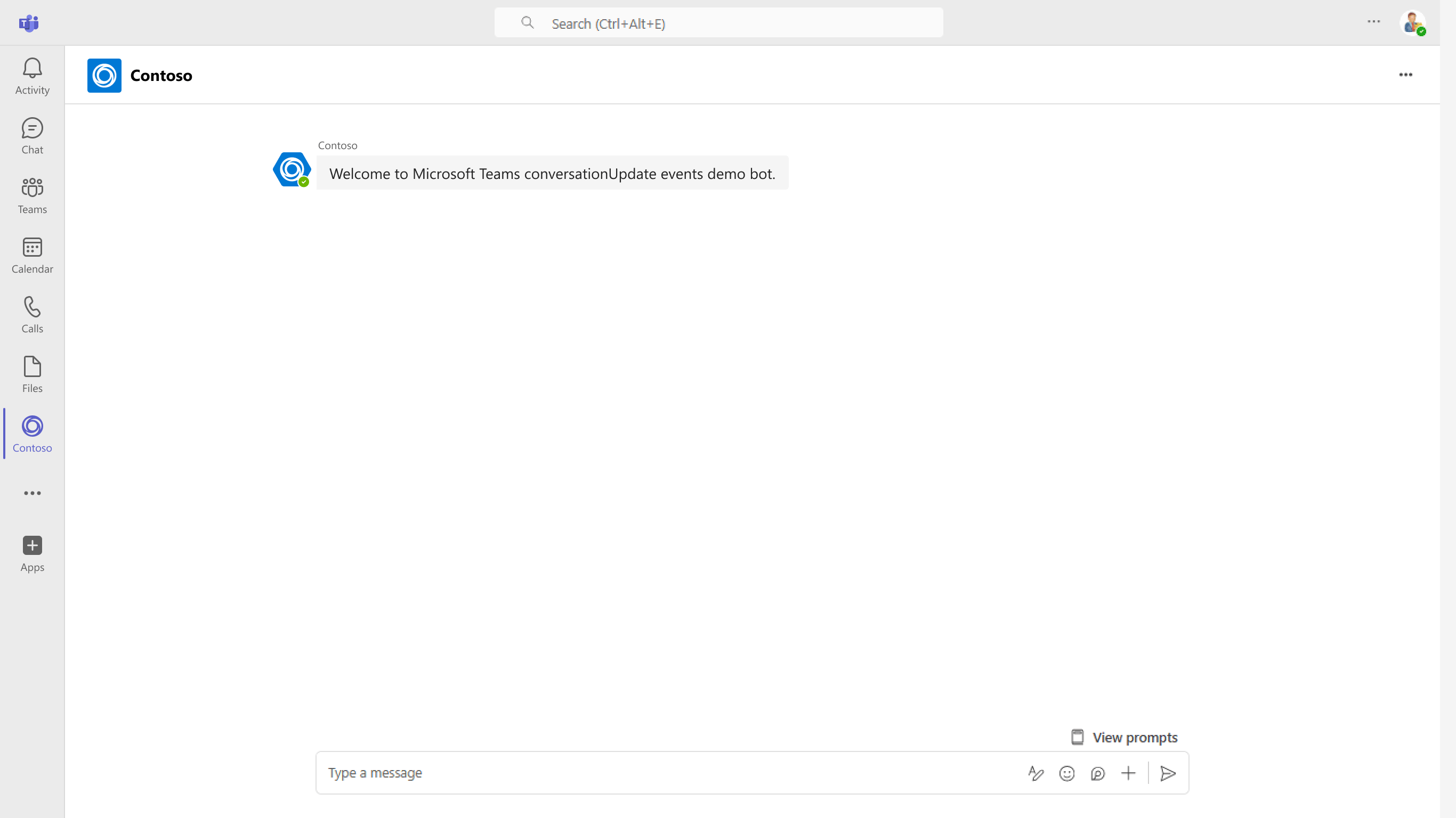Graphical representation shows the user experience in a chat bot.
