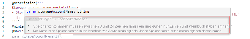 Verwenden von Markdown-formatiertem Text in VS Code
