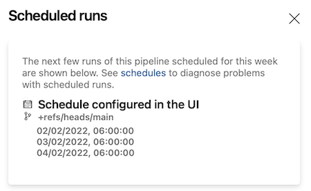 Geplante Ausführung
