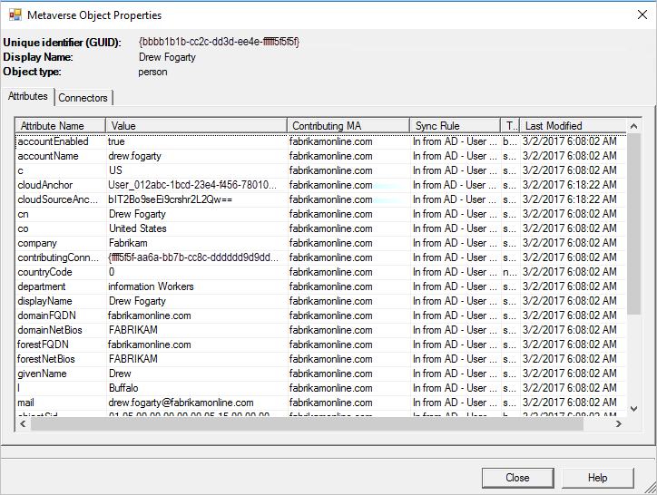 Screenshot des Fensters 