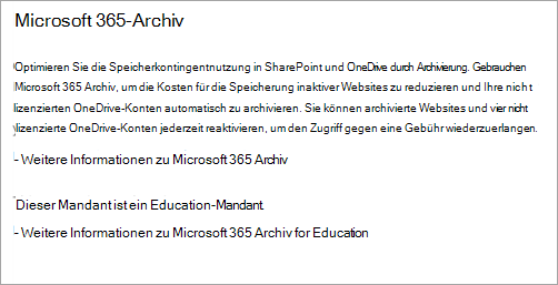 Screenshot des Bereichs 
