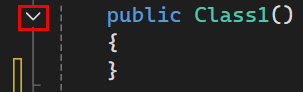 Screenshot der Schaltfläche für die Reduzierung der Gliederung reduzieren auf der Symbolleiste des Text-Editors.