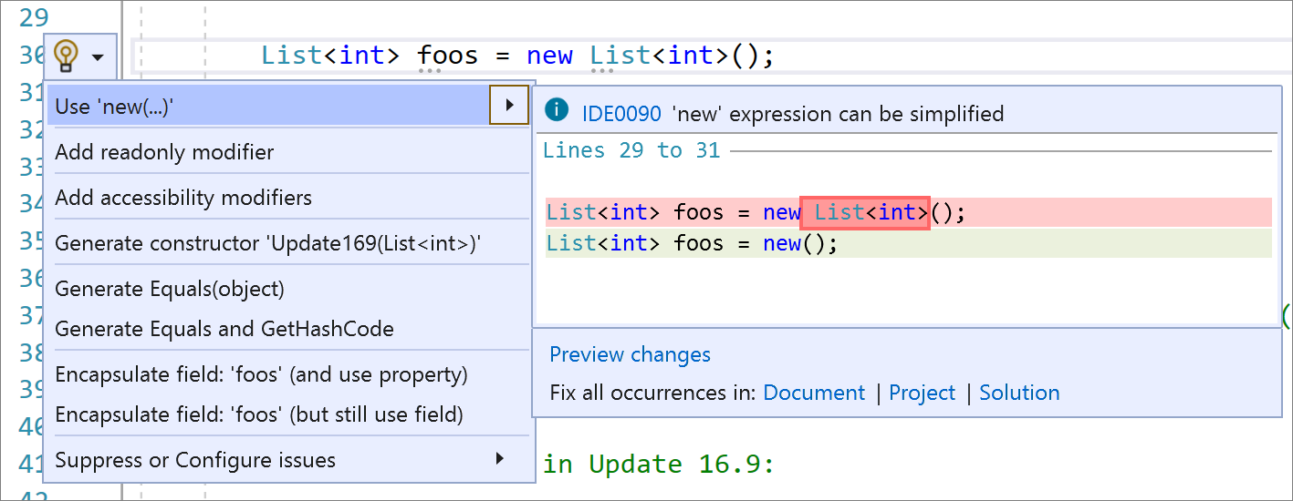 Refactoring „Use new(…)“