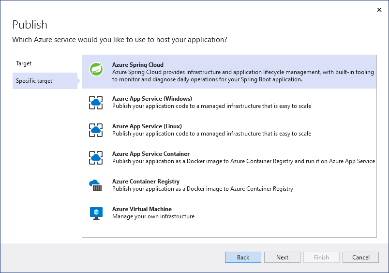 Bereitstellen Ihrer Steeltoe-Anwendungen in Azure Spring Cloud