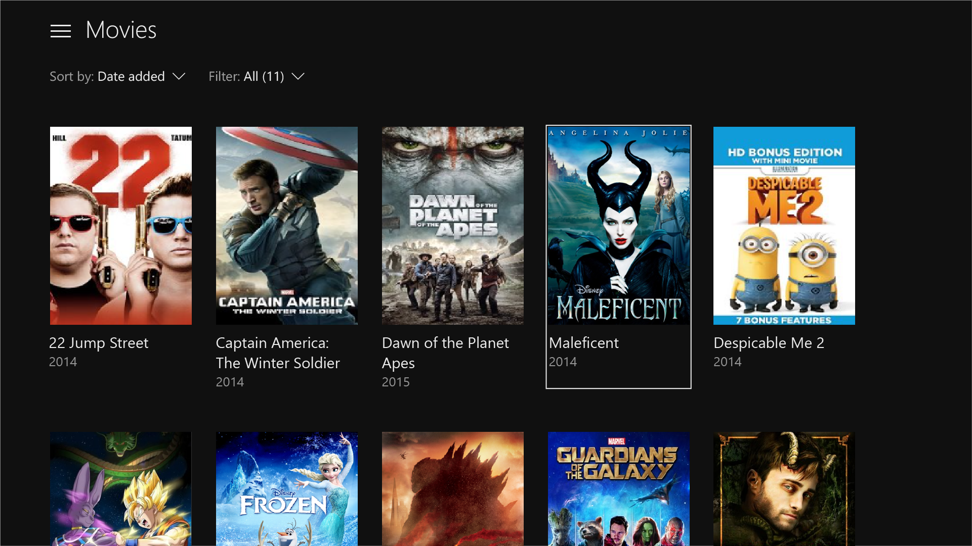 Xbox One Film-App