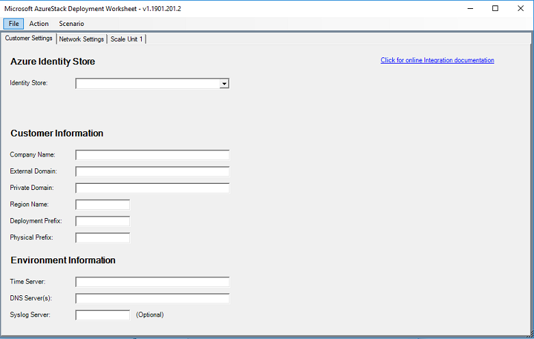 Deployment Worksheet for Azure Stack Hub deployment