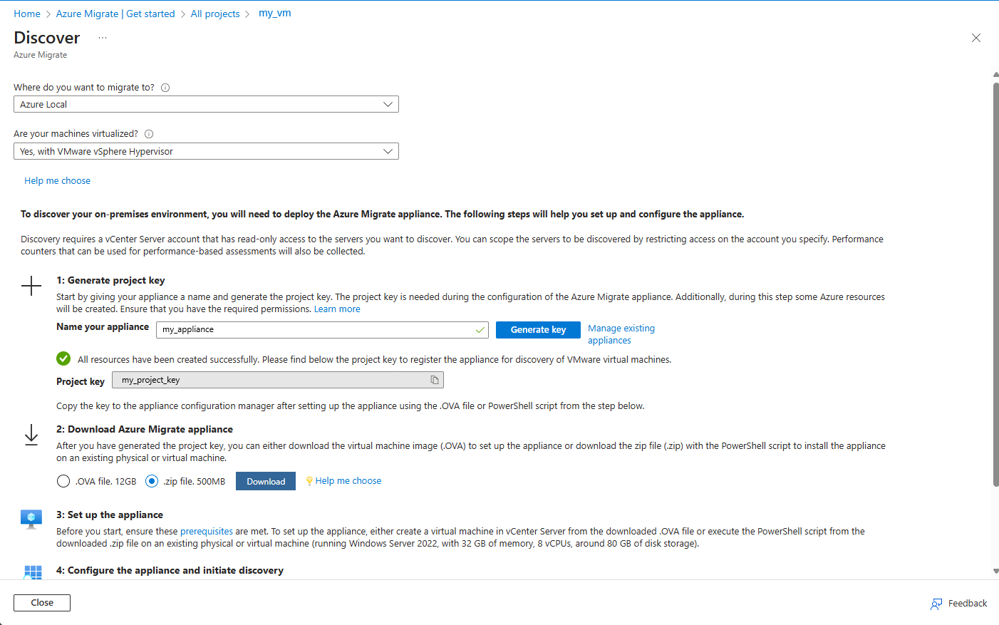 Screenshot of going to Discover page.