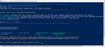 Screenshot showing a failed execution attempt and indicating the ___location of the corresponding log file.
