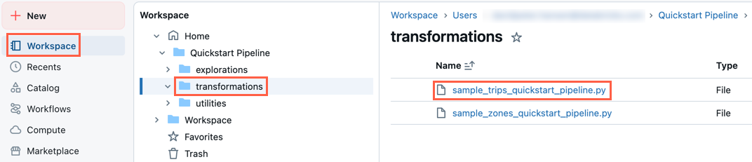 Open an existing ETL pipeline