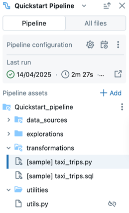 Pipeline asset browser