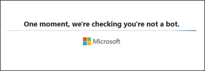 Screenshot showing the JavaScript challenge page.