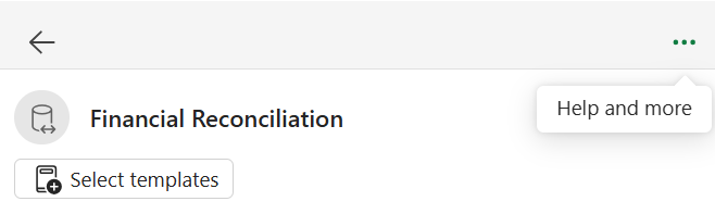 Screenshot of Help and more to sign in.