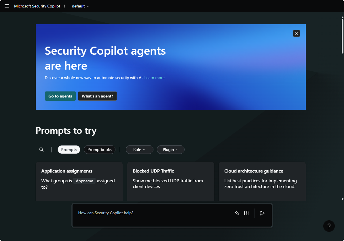 Image of Security Copilot agents from the banner