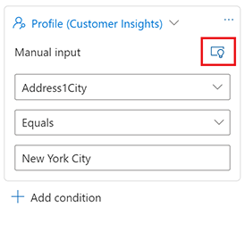 Use natural language input Use natural language input.