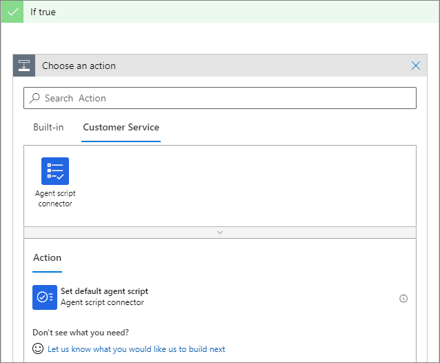 Set default script.