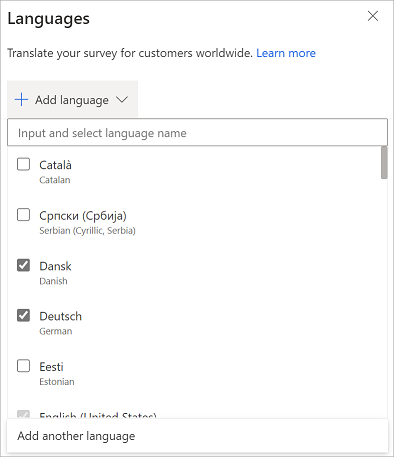 Browse to and select the language you want Browse to and select the language you want.