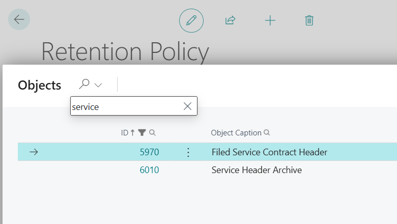 Retention policies Retention policies