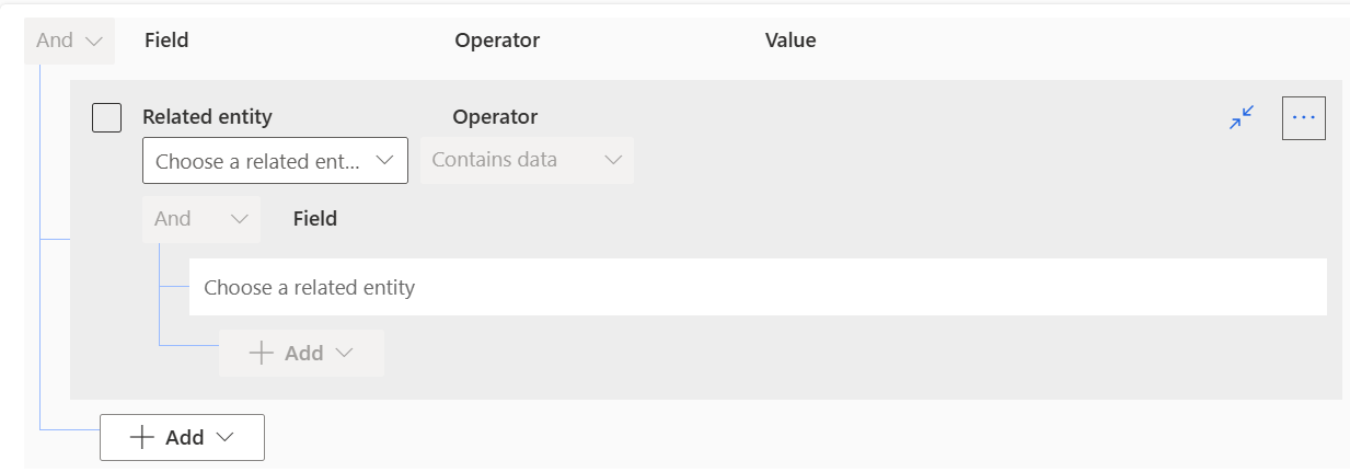 Build a query for rollup