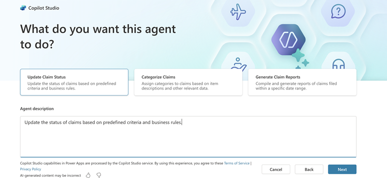 Select a suggestion or describe the process you want to automate