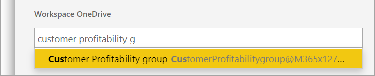 Screenshot of Specify a OneDrive ___location.