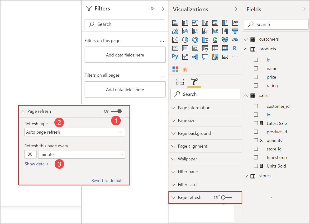 Page refresh ___location in the service