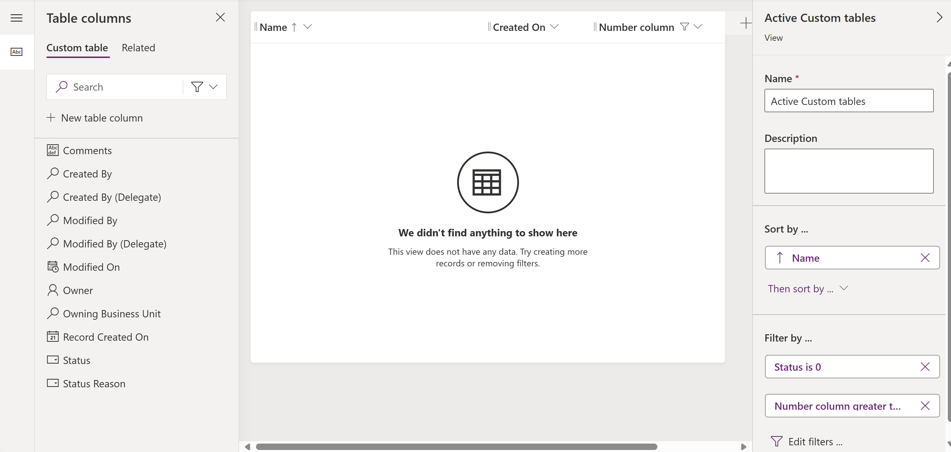 Edit view Edit view.
