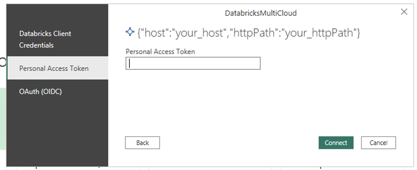 Specify an appropriate token.