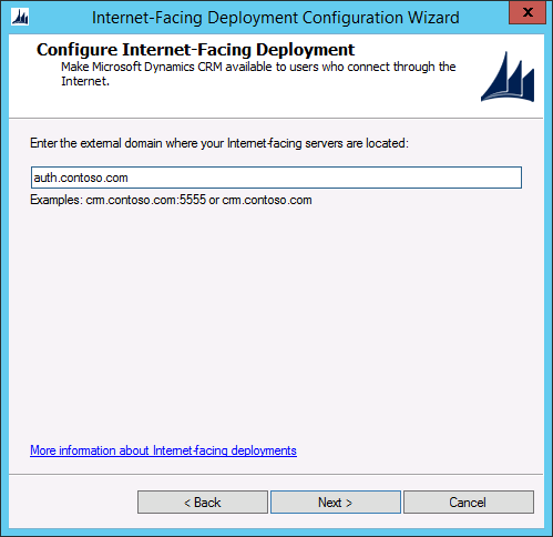 Configure IFD external ___domain