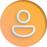 Orange gradient user icon representing AI agent