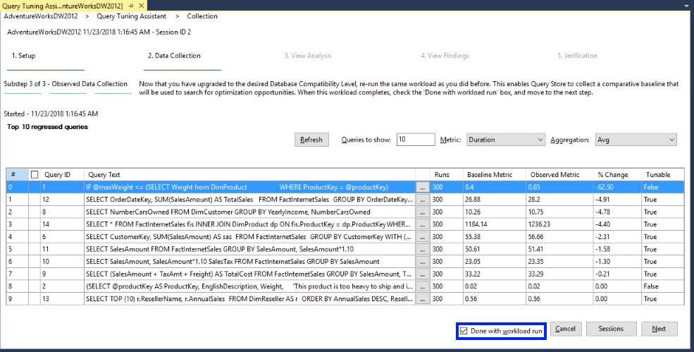 Screenshot of QTA Step 2 Substep 3.