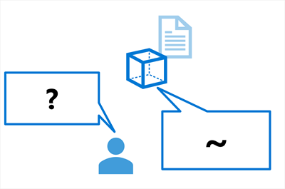 Diagram of an ungrounded model returning an uncontextualized response.