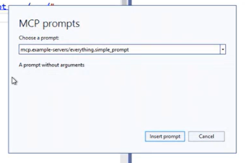 Mcp Prompts Menu