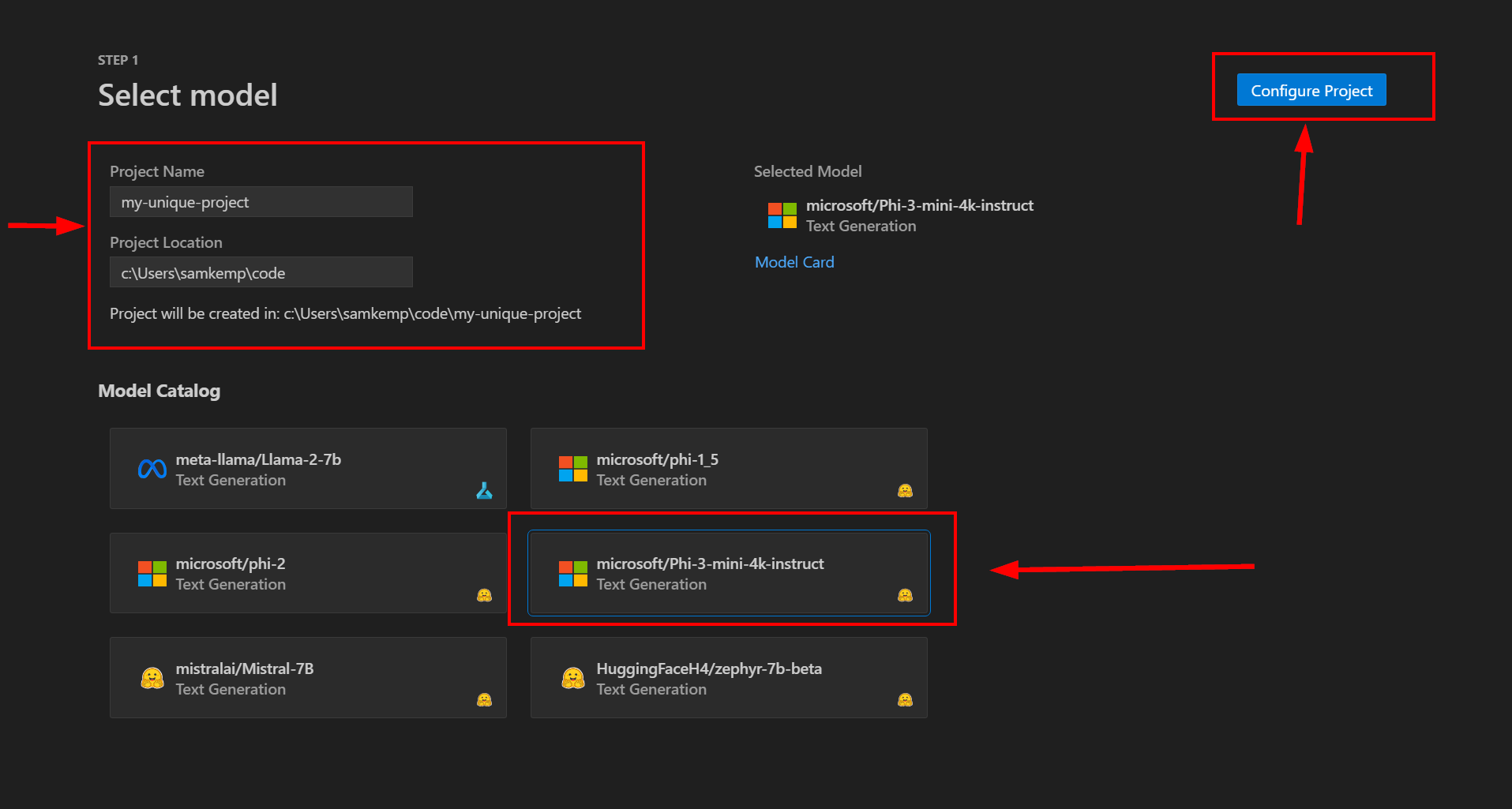 Fine-tuning project setup