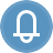 A glyph badge denoting the 'alarm' status.