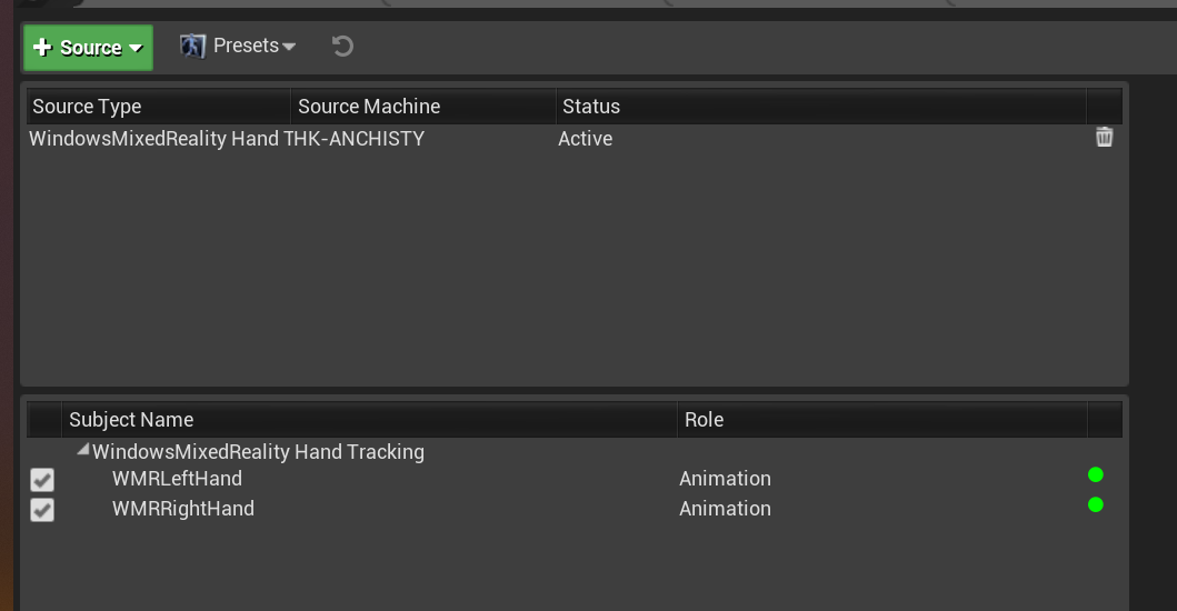 Live Link Source