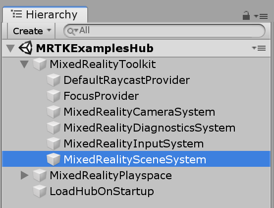 Example Hub Hierarchy