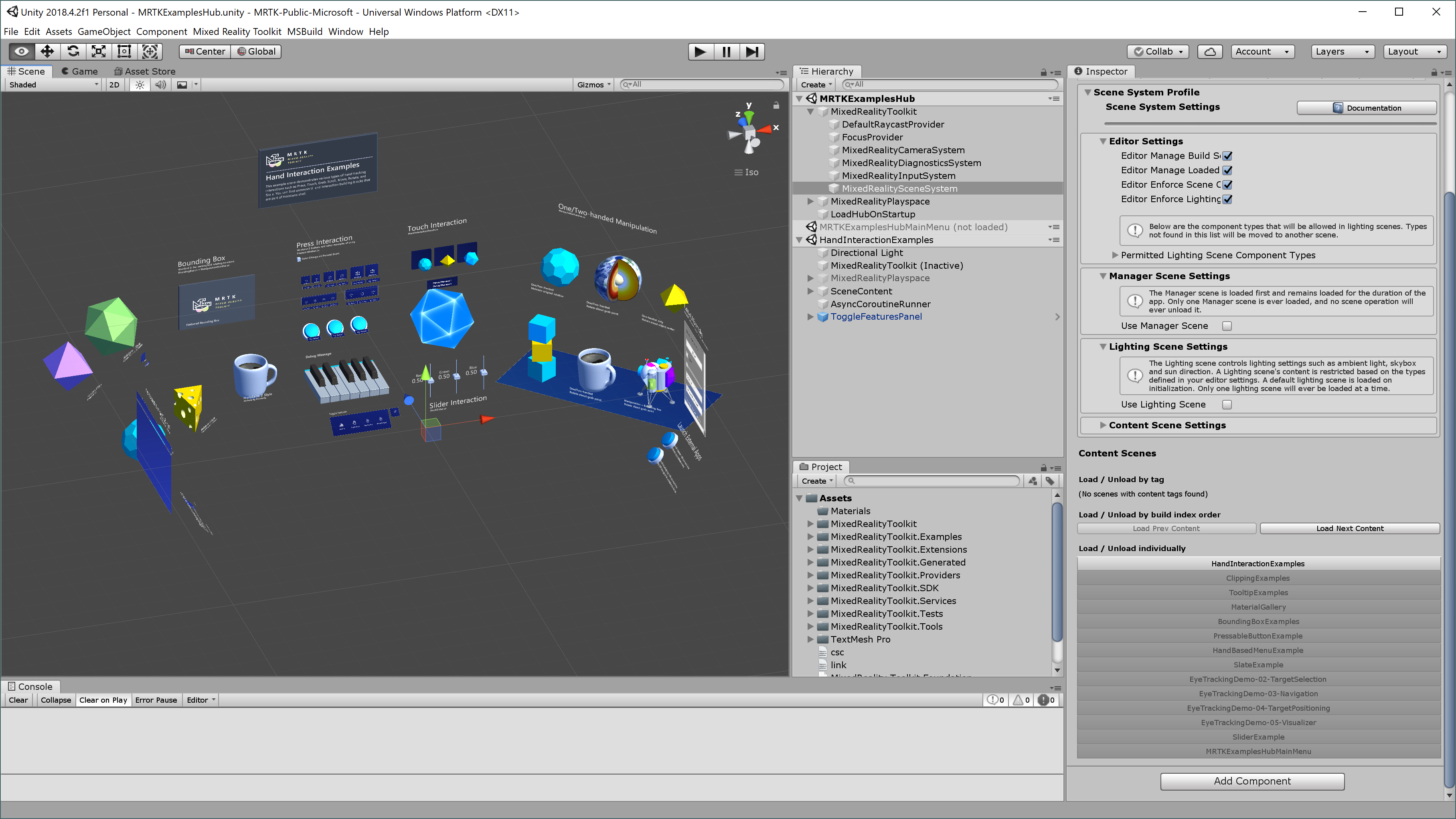 Scene system 4
