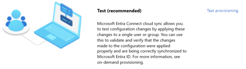 Screenshot dell'icona di test.