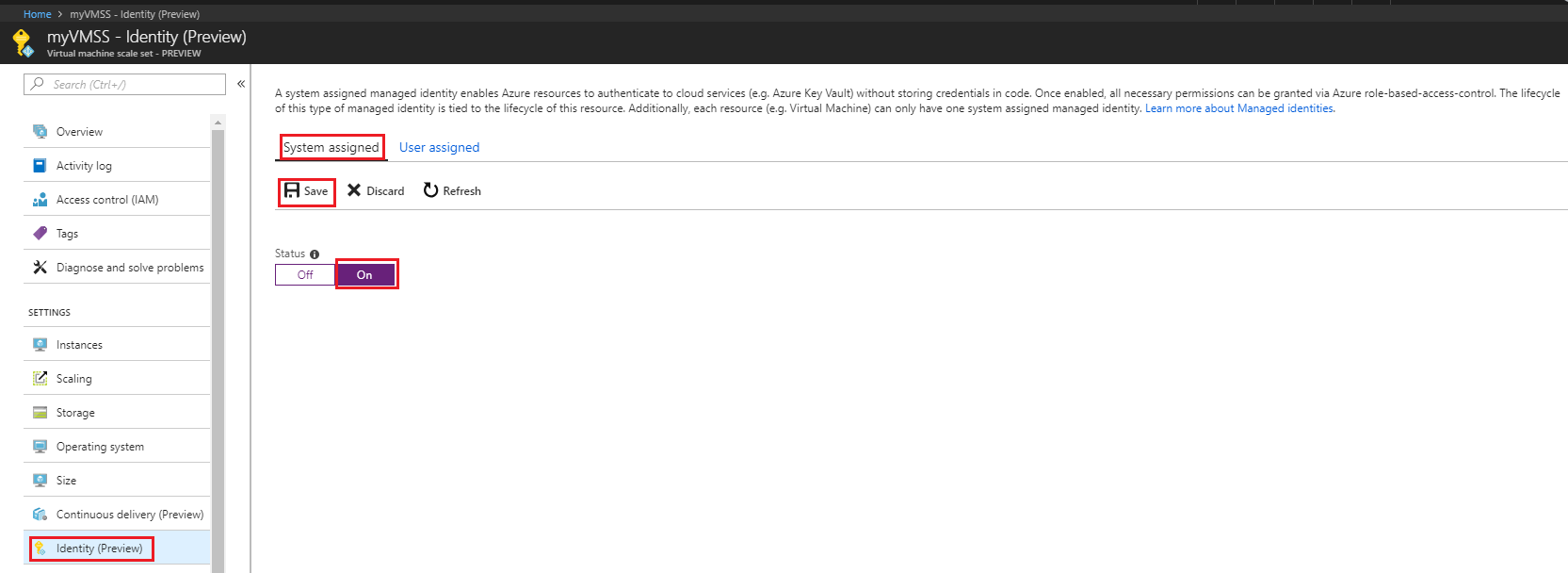 Lo screenshot mostra la pagina