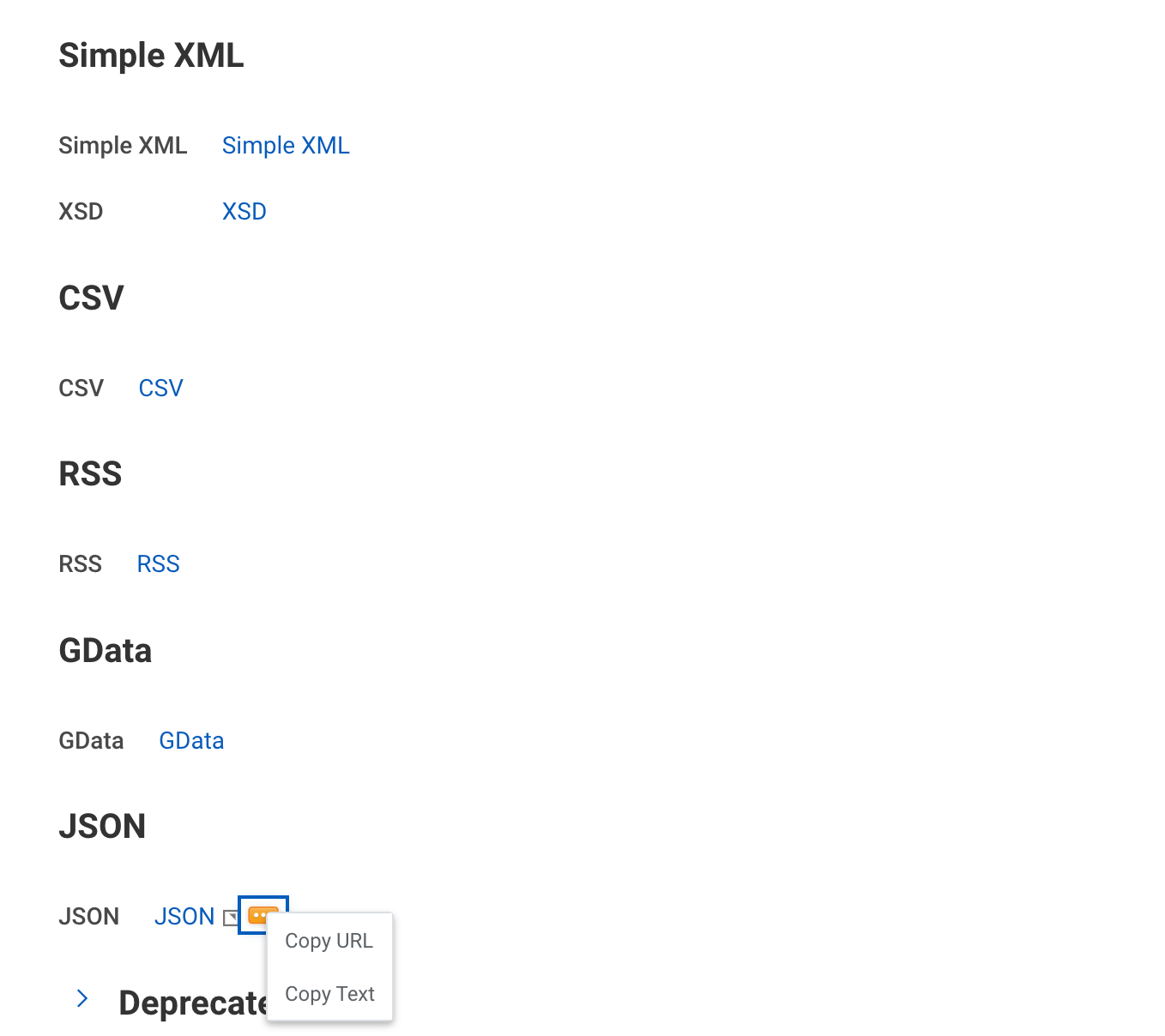 Workday レポートの URL をコピーする
