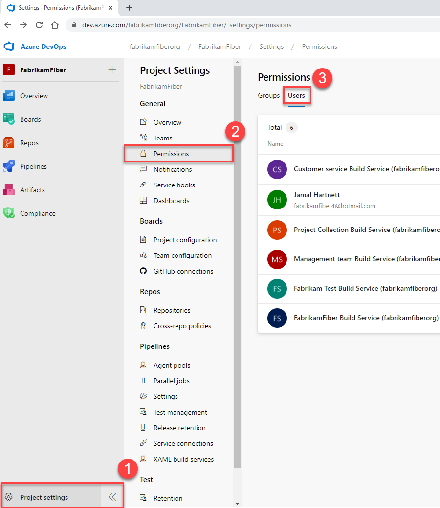 フィルター ボックスのスクリーンショット、ユーザー名を入力している。