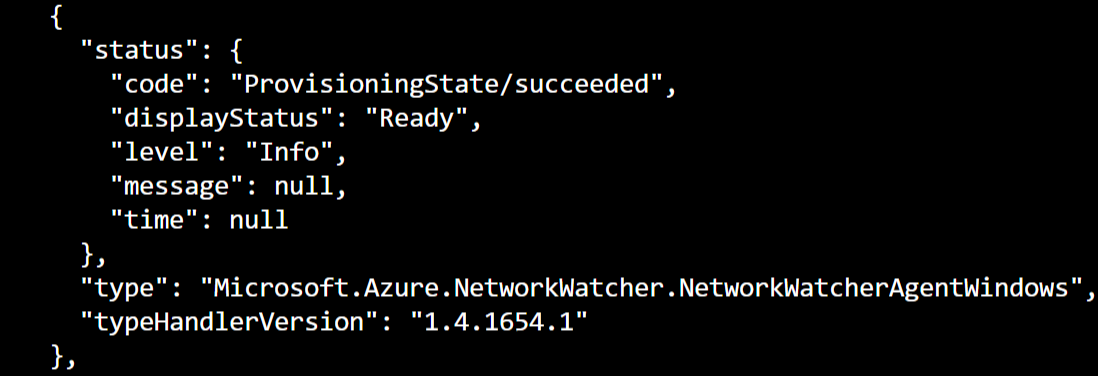 Azure CLI スクリーンショット