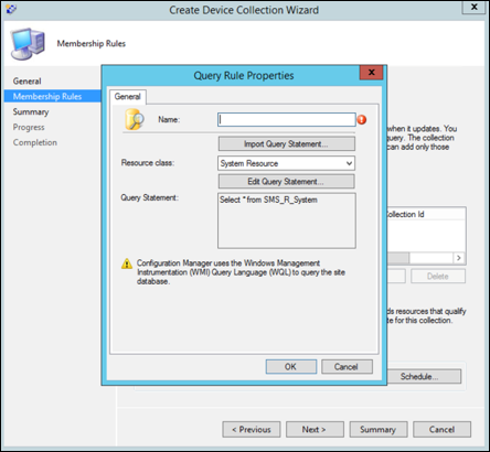 Microsoft Configuration Manager ウィザードのスクリーンショット5。