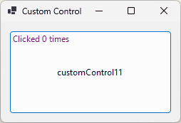 の .NET 用 Windows フォーム カスタム コントロール