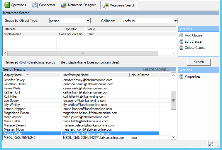 同期サービスマネージャー