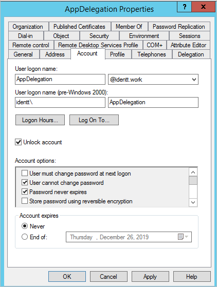 Citrix ADC SAML Connector for Microsoft Entra の構成 - [プロパティ] ペインのスクリーンショット。