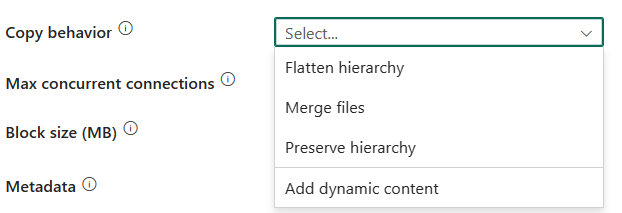 コピー動作を示すスクリーンショット。