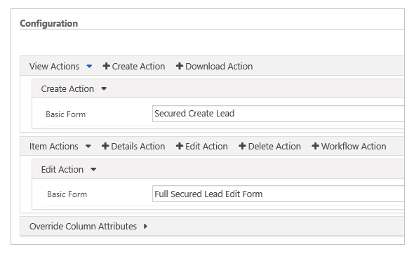 アクセス許可が付与されているアクション アクセス許可が付与されているアクション。